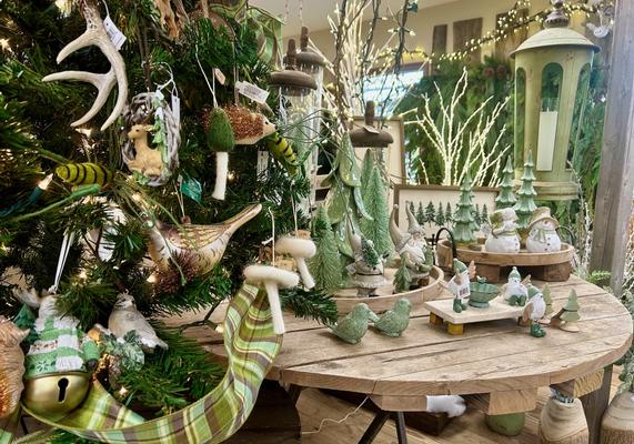 Gift Store Christmas Sage