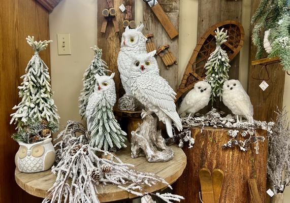 Gift Store Christmas Owls